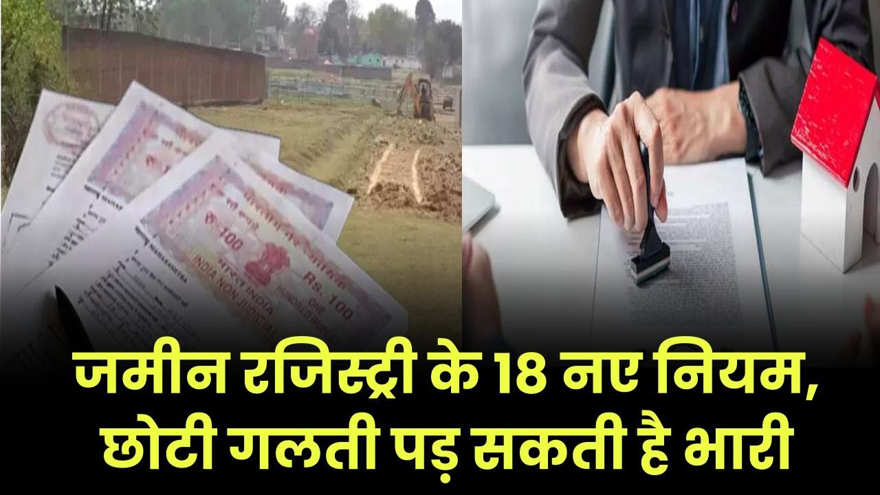 जमीन की रजिस्ट्री से पहले जानें ये 18 नए नियम, छोटी चूक से हो सकता है बड़ा नुकसान